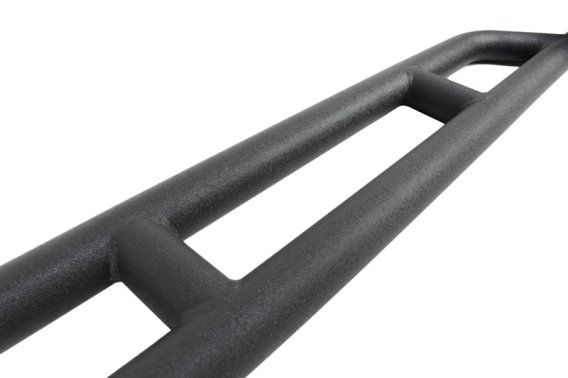 Jeep JK Rock Sliders 4 Door 07-18 Wrangler JK Unlimited Steel Black Textured Powdercoat Fishbone ...