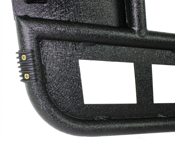 Jeep TJ Front Tube Doors 97-06 Wrangler TJ Black Textured Powdercoat Steel Fishbone Offroad