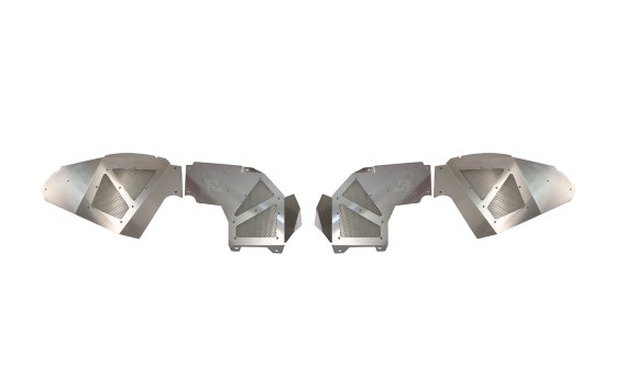 Jeep JL Inner Fenders For 18-Current Wrangler JL,  2020-Current JT Gladiator Front Pair Aluminum ...