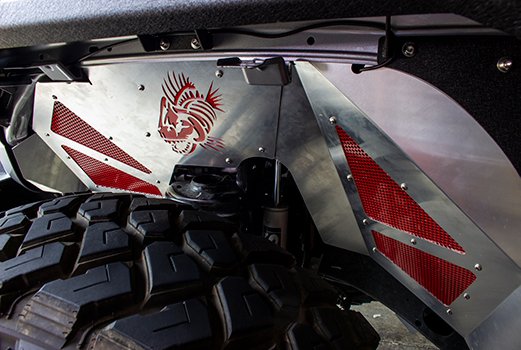 Jeep JL Inner Fenders For 18-Current Wrangler JL,  2020-Current JT Gladiator Front Pair Aluminum ...