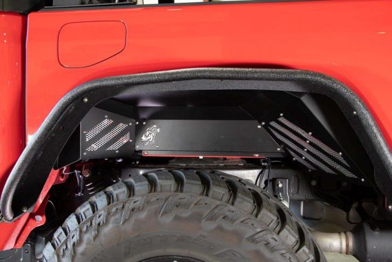 Aluminum Inner Fenders For 18-Current Jeep Wrangler JL and Wrangler Unlimited JLU Fishbone Offroa...