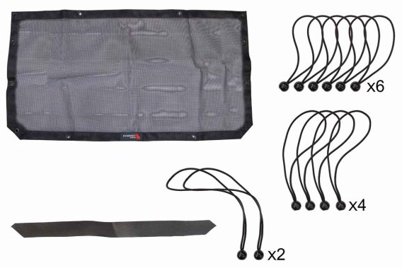 2018-Present Jeep Wrangler JL/U and 2018-Present Jeep Gladiator JT Front Sun Shade Fishbone Offro...