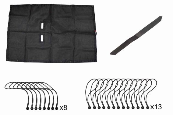 2018-Present Jeep Wrangler JLU Full Sun Shade Fishbone Offroad