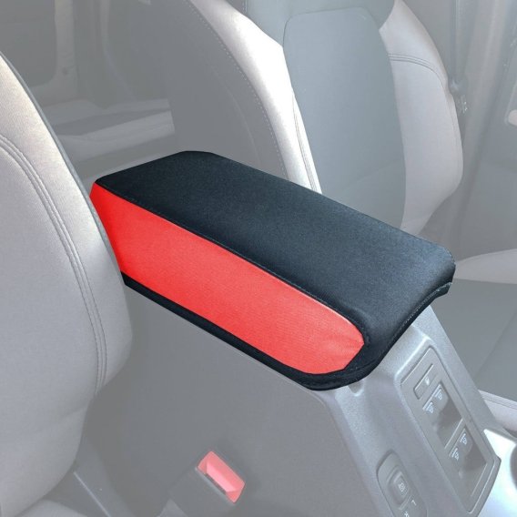 Bronco Center Console Cover for 21-25 Ford Bronco Full-Size Red/Black Bartact