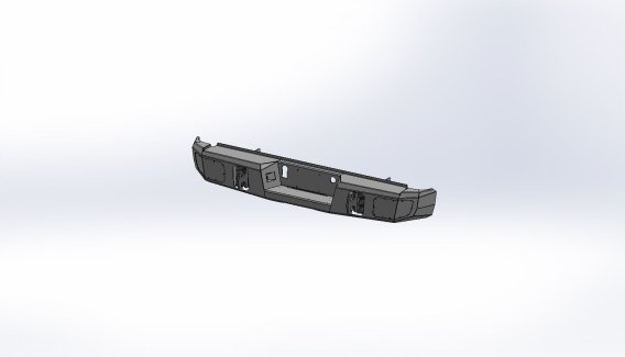 03-07 Silverado 2500/3500 Rear Bumper Flog Industries