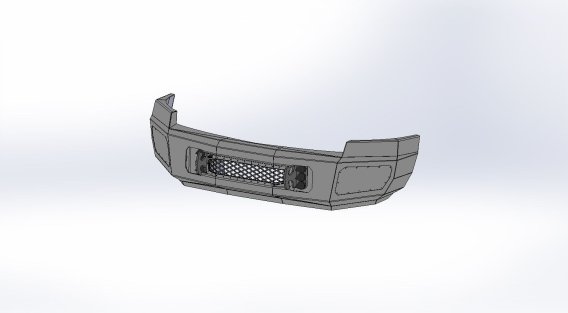 08-10 Silverado 2500/3500 Front Bumper with Sensors Flog Industries