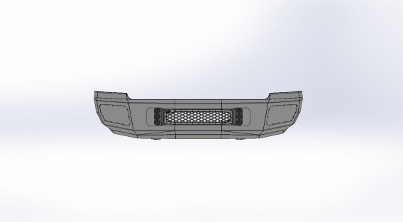 11-14 Silverado 2500/3500 Front Bumper with Sensors Flog Industries
