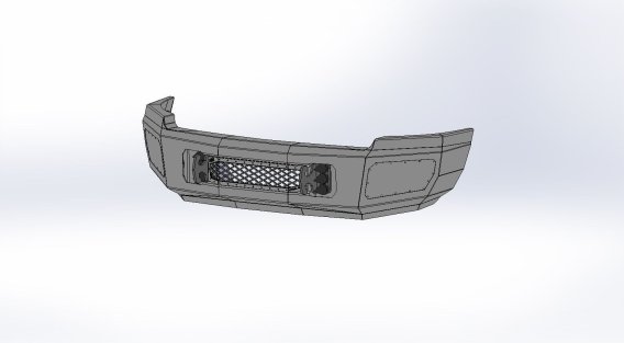11-14 Silverado 2500/3500 Front Bumper with Sensors Flog Industries