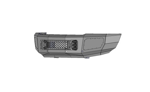15-19 Silverado 2500/3500 Front Bumper with Sensors Flog Industries