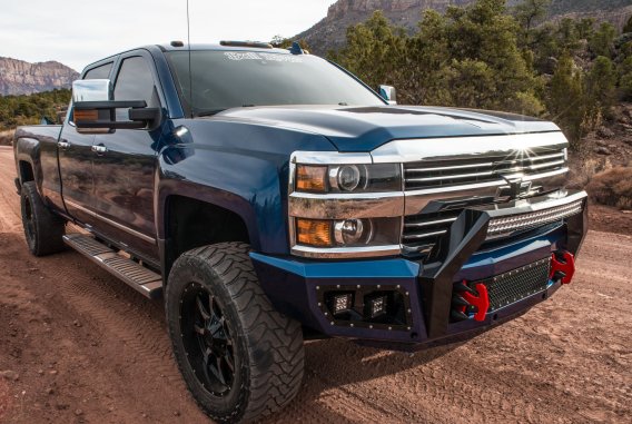 15-19 Silverado 2500/3500 Front Bumper with Sensors Flog Industries