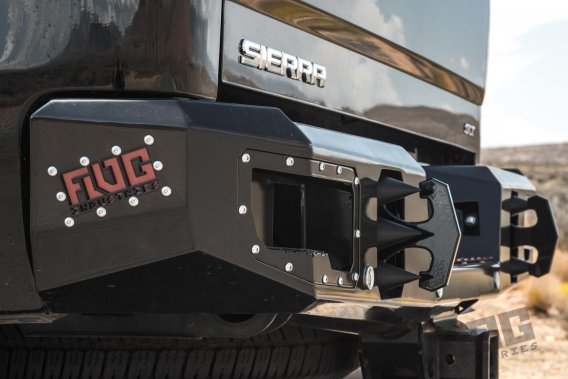 15-19 Silverado 2500/3500 Rear Bumper with Sensors Flog Industries