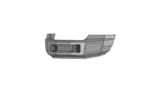 15-19 Sierra 2500/3500 Front Bumper with Sensors Flog Industries