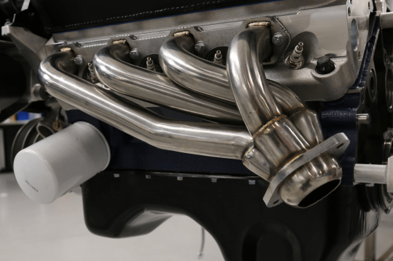 Shorty Exhaust Header 79-93 Ford Mustang 50 Hardware/Gaskets Incl Polished 304 Stainless Steel Py...
