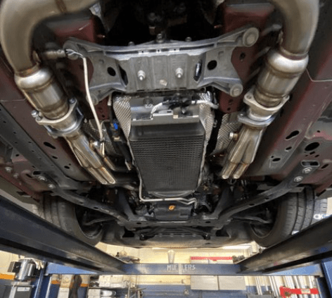 2018-2023 Mustang Long Tube Header Kit With Catalytic Converters 304 Stainless Pypes Performance ...