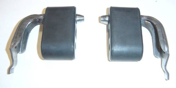 Exhaust Tail Pipe Hanger 79-93 Ford Mustang Hardware Not Included Natural 304 Stainless Steel Pyp...
