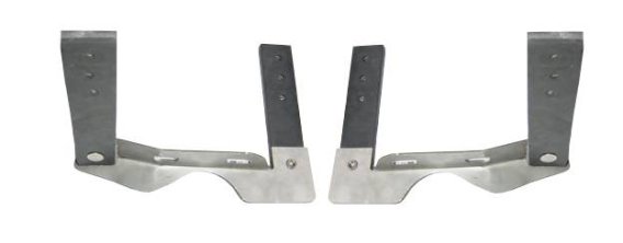 Exhaust Muffler Hanger Kit 64-72 Gm A-Body Hardware Not Incl Natural Finish 304 Stainless Steel P...