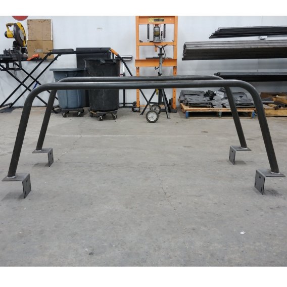 Frontier Bed Bar 23 Inch Softopper 05-22 Frontier Pair  Bare Steel Heavy Metal Off-Road