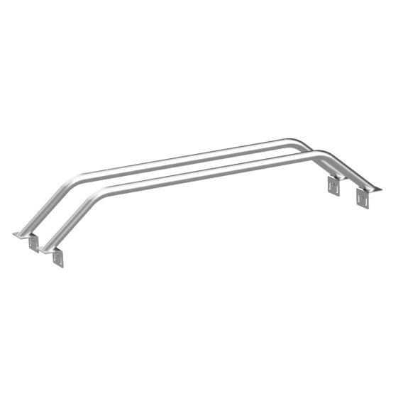 Titan Bed Bar 9 Inch 16-21 Titan Pair  Bare Steel Heavy Metal Off-Road