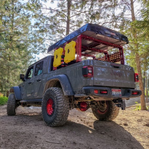 20-22 Jeep Gladiator ROCK-IT Overlanding Rack 24 Inch 20-22 Steel Heavy Metal Off-Road 