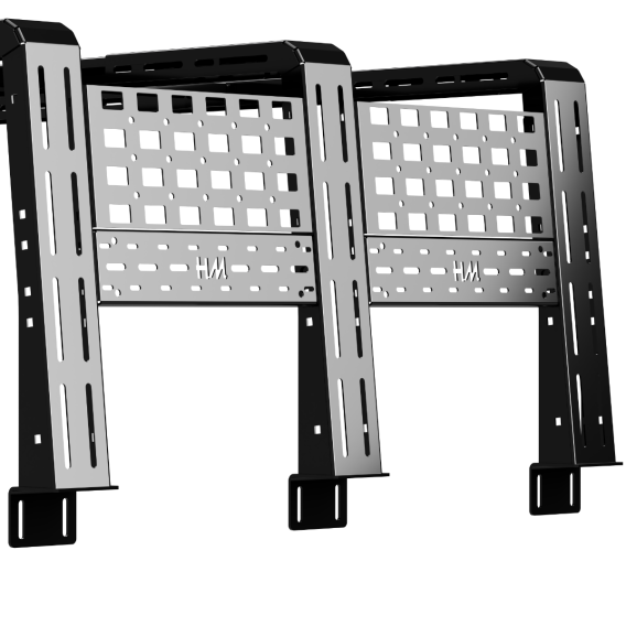 20-22 Jeep Gladiator ROCK-IT Overlanding Rack 24 Inch 20-22 Steel Heavy Metal Off-Road 