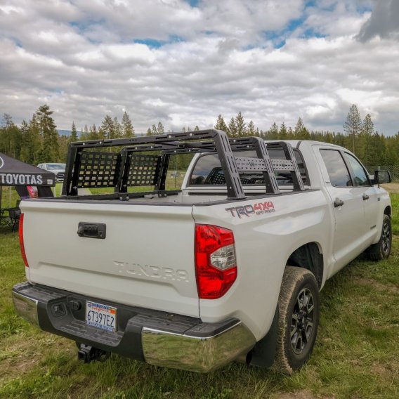Universal Fit Short Bed ROCK-IT Overlanding Rack 17 Inch Steel Heavy Metal Off-Road