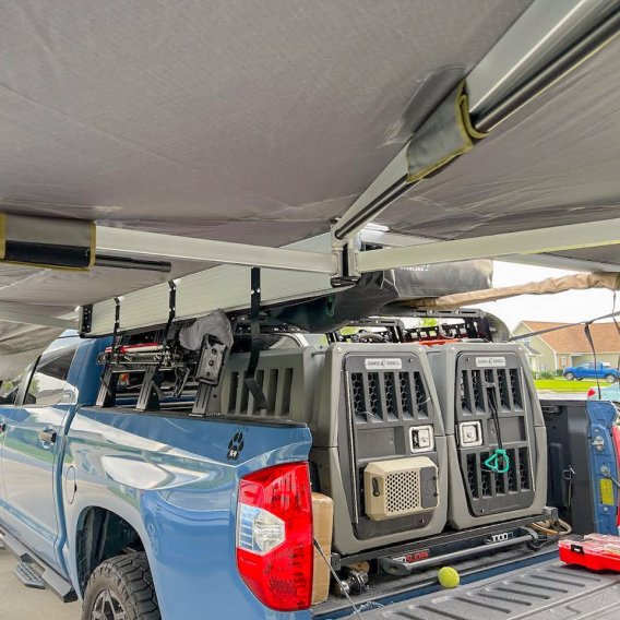 Universal Fit Short Bed ROCK-IT Overlanding Rack 17 Inch Steel Heavy Metal Off-Road