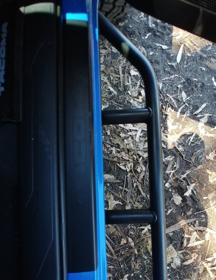 Tacoma Rock Sliders Bolt On 20 Degree 16-20 Tacoma Double Cab Short Bed Pair Heavy Metal Off-Road