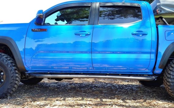 Tacoma Rock Sliders Bolt On 20 Degree 16-20 Tacoma Double Cab Short Bed Pair Heavy Metal Off-Road