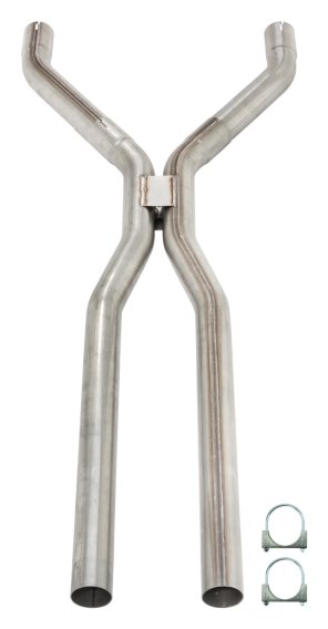 2.5 Inch Mandrel-Bent Tunnel Crossover Exhaust H-Pipe 409 Stainless Steel Pypes Exhaust