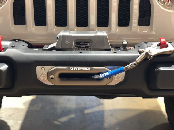 Jeep JL Steel Bumper Winch Plate Wrangler JL and Gladiator