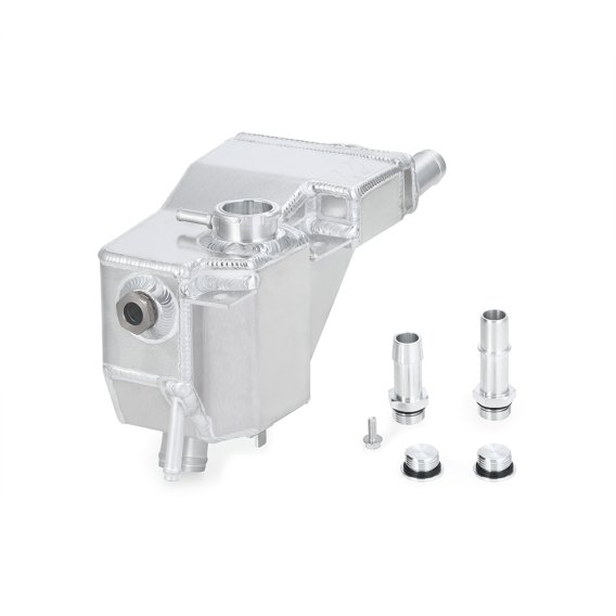 Aluminum Secondary Degas Tank, Fits 2011+ Ford 6.7L Powerstroke, Natural