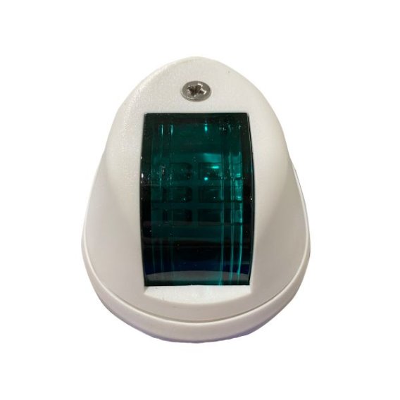 12V-24V Marine Starboard Green and Port Red LED Light Set with White Shell Marine Sport Lighting