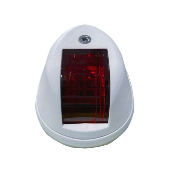 12V-24V Marine Starboard Green and Port Red LED Light Set with White Shell Marine Sport Lighting