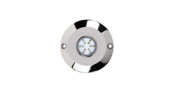 HydroBLAST 1-POD Underwater 60 Watt LED Lighting System - Marine 316 Stainless Steel - RGB Multi-...