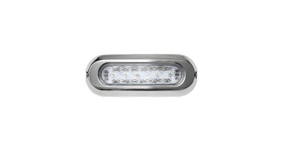 HydroBLAST Ultra Slim 1-POD Underwater 30-Watt LED Lighting System - Marine 316 Stainless Steel -...