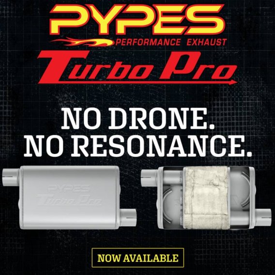 Turbo Pro Muffler 3.0 Inch Offset Inlet/Offset Outlet Pypes Exhaust
