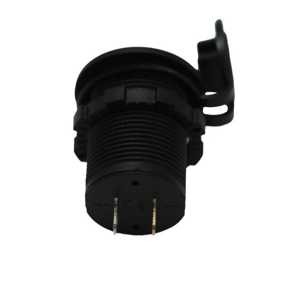Socket sized Dual Port USB 3.1Amp with Blue LED
