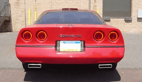 1986-1991 Corvette C4 2.5 Inch Crossmember Back Exhaust Kit With X-pipe 409 Stainless Race Pro Mu...