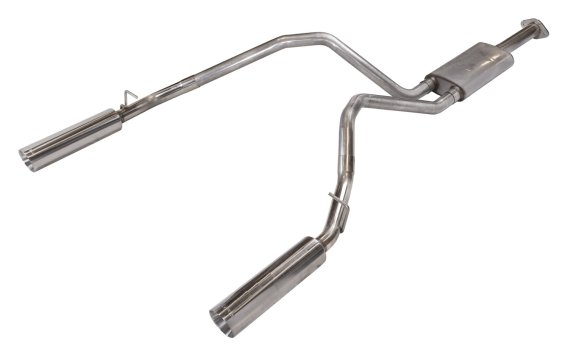 RAM Cat Back Exhaust System Pype Bomb For 19-24 Dodge Ram 1500 Split Rear Dual Exit 3 Inch Interm...