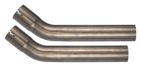1966-71 Ford Fairlane 2.5 Inch X-Pipe Crossmember Back Rear Exit Exhaust No Mufflers Pypes Perfor...