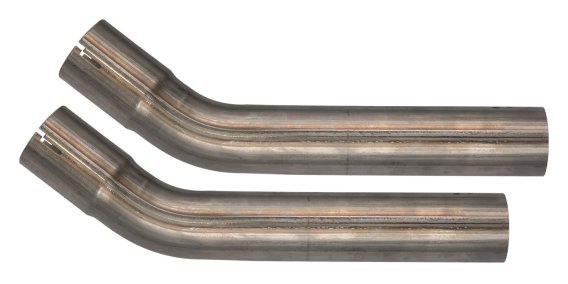 1966-71 Ford Fairlane 2.5 Inch H-Pipe Crossmember Back Rear Exit Exhaust Turbo Pro Mufflers Pypes...