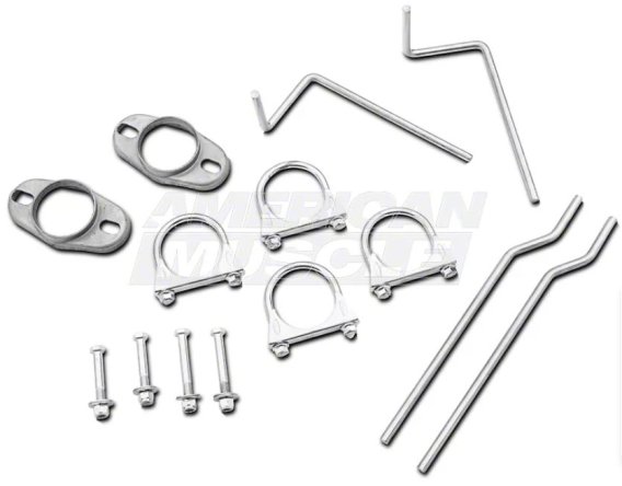 1979-2004 Mustang Pype Bomb Cat Back Exhaust System M80 Mufflers 409 Stainless Steel Pypes Perfor...