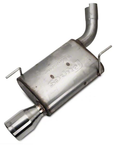 2005-2010 Mustang V6 Axle Back Exhaust Kit 4 Inch 304SS Tip 409 Stainless Violator Muffler Pypes ...