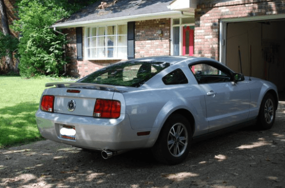 2005-2010 Mustang V6 Axle Back Exhaust Kit 4 Inch 304SS Tip 409 Stainless Violator Muffler Pypes ...