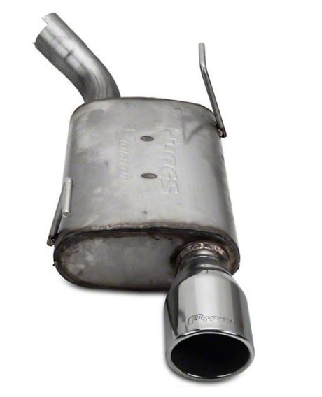 2005-2010 Mustang V6 Axle Back Exhaust Kit 4 Inch 304SS Tip 409 Stainless Violator Muffler Pypes ...