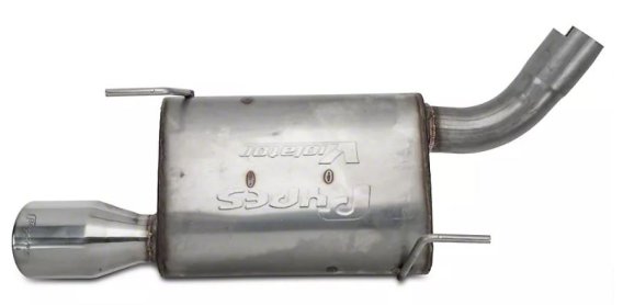 2005-2010 Mustang V6 Axle Back Exhaust Kit 4 Inch 304SS Tip 409 Stainless Violator Muffler Pypes ...