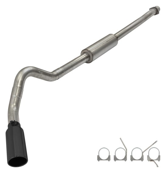 Raptor Catback Exhaust Kit 4 Inch Black Tips For 11-14 Raptor Pypes Exhaust