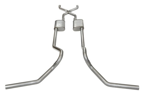 Ford Crossmember Back Exhaust For 65-76 F-100/F-150 Street Pro Muffler Pypes Exhaust