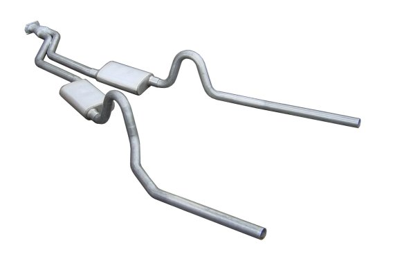 Cat Back Exhaust System 78-88 GM G-Body Split Rear Dual Exit 2.5 in Intermediate And Tail Pipe St...