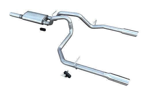 2010-2024 GM 1500 Series 5.3L and 4.8L Cat Back Exhaust System 409 Stainless Steel Violator Muffl...